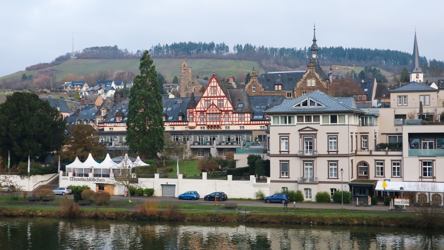 Hotel Moselschlösschen aan de Moezel in Duitsland