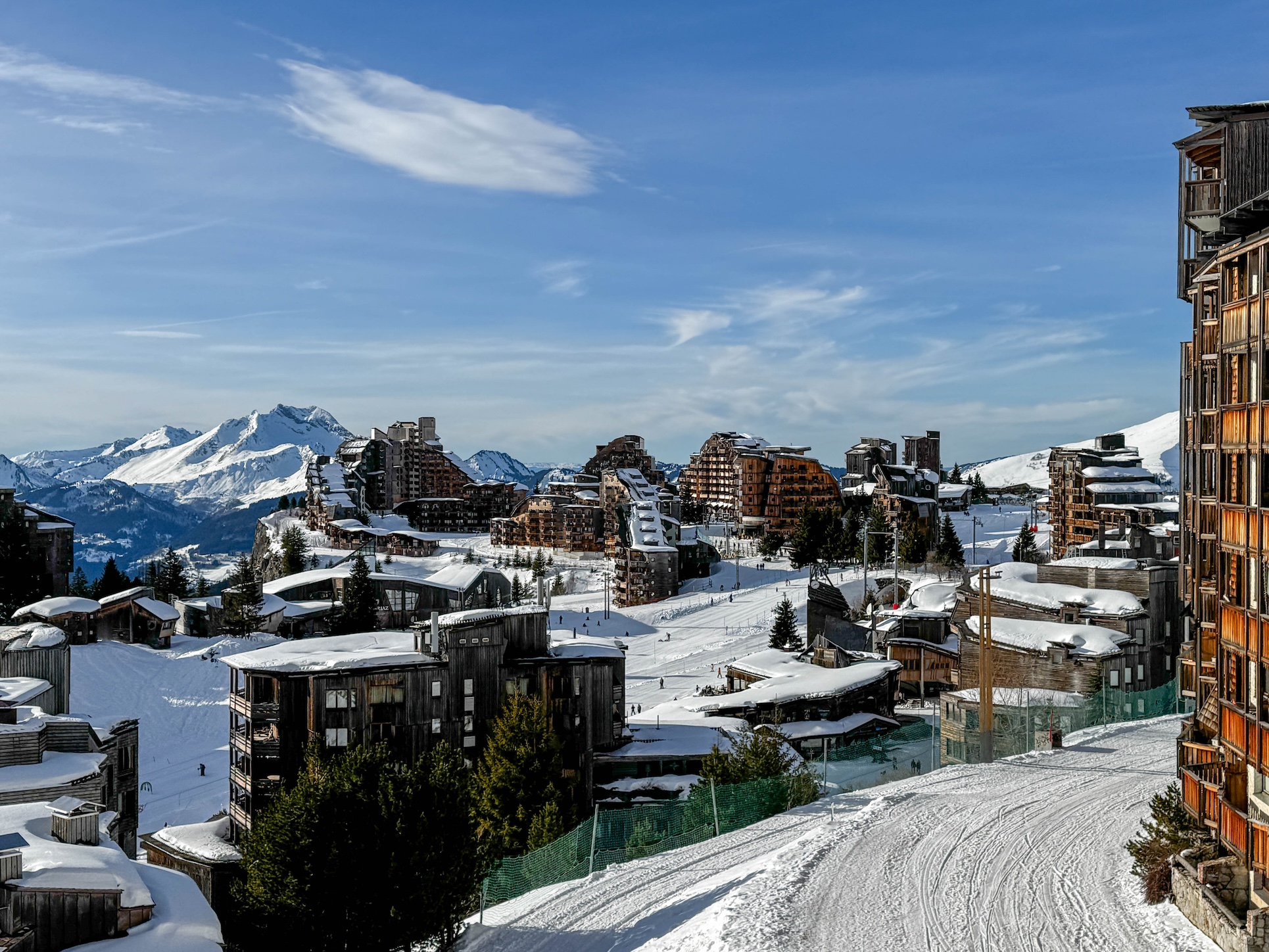 Unieke architectuur in Avoriaz
