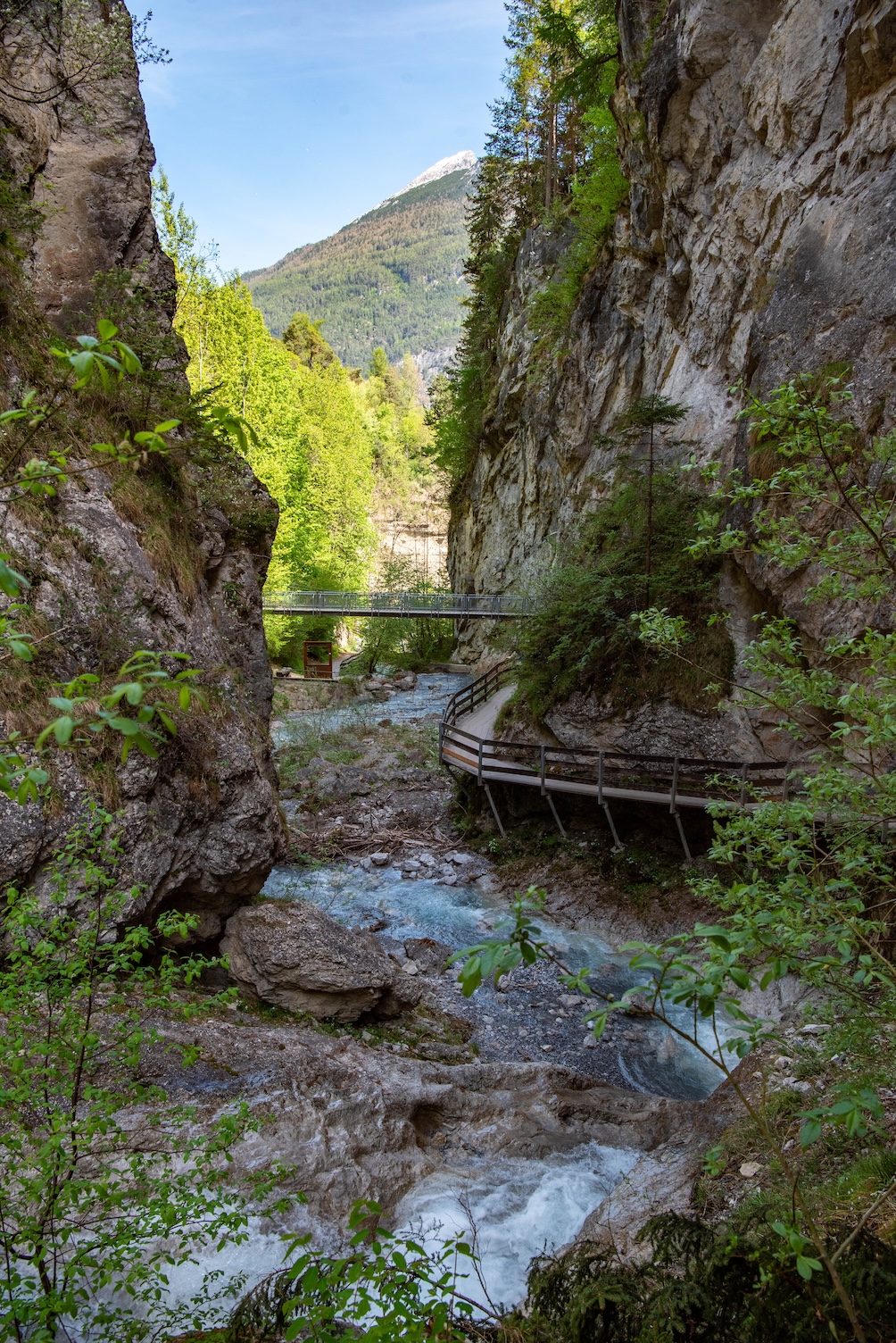 Rosengartenschlucht in Imst, Oostenrijk