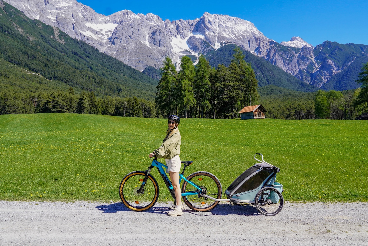 Fietsen over het Mieminger Plateau