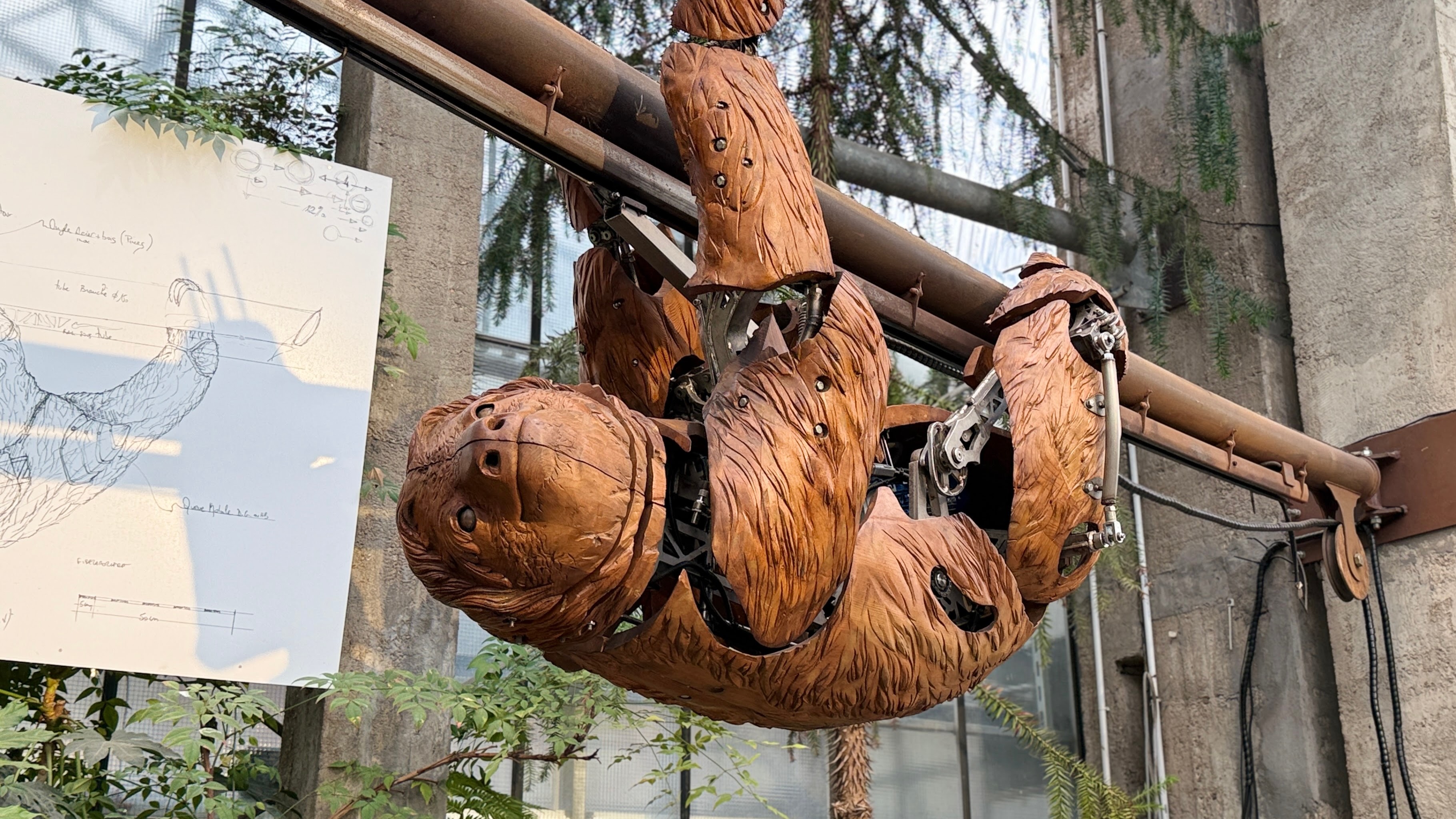 Les Machines de l’île Nantes: de luiaard