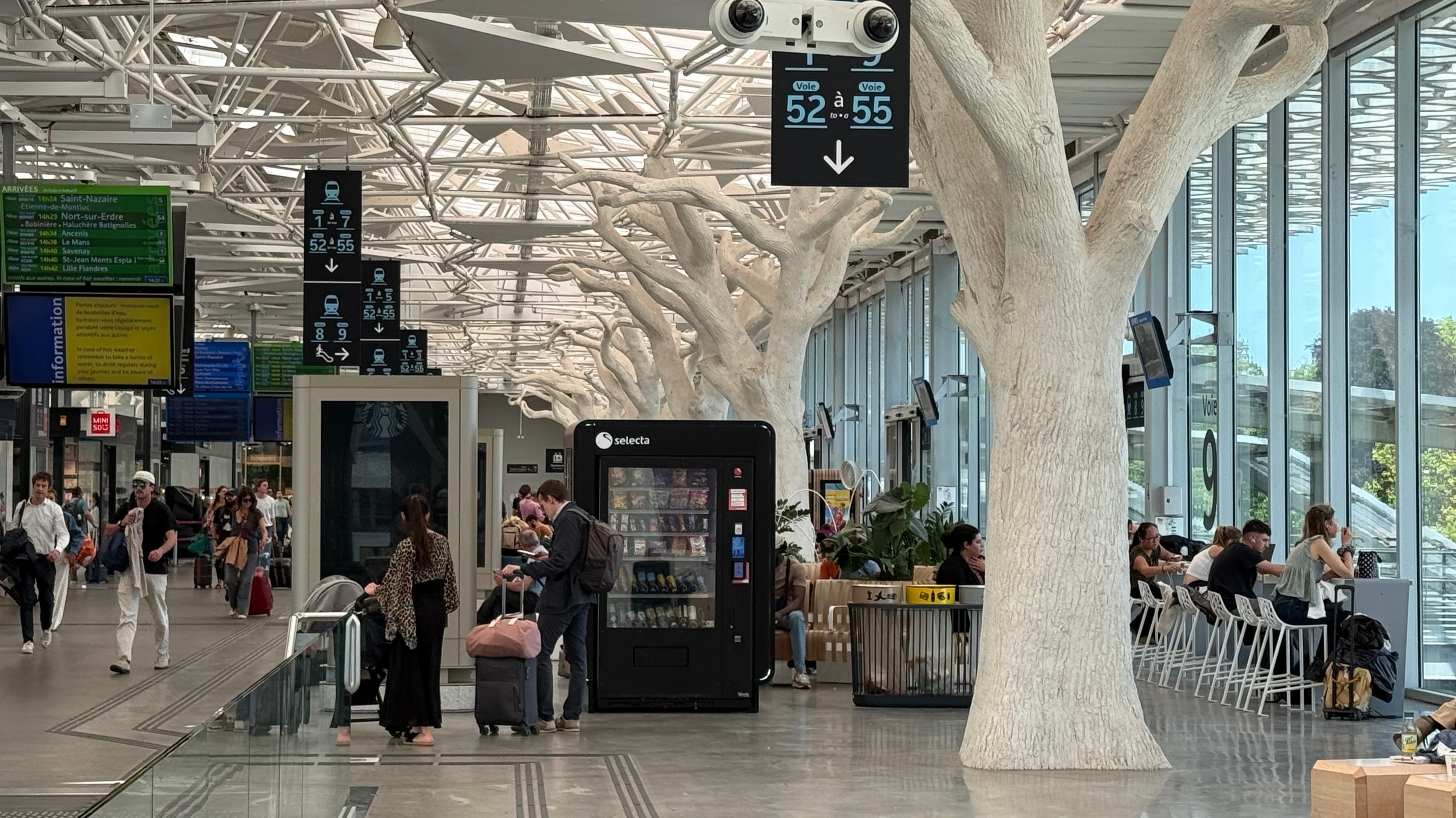 Treinstation van Nantes