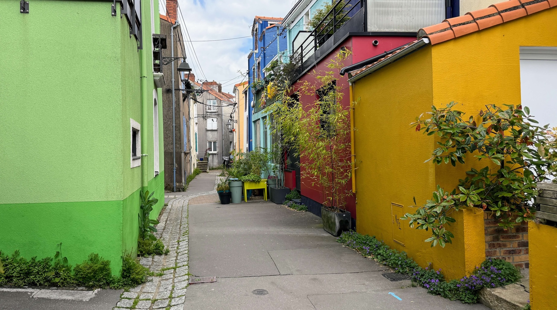 Kleurrijke straatjes in Trentemoult