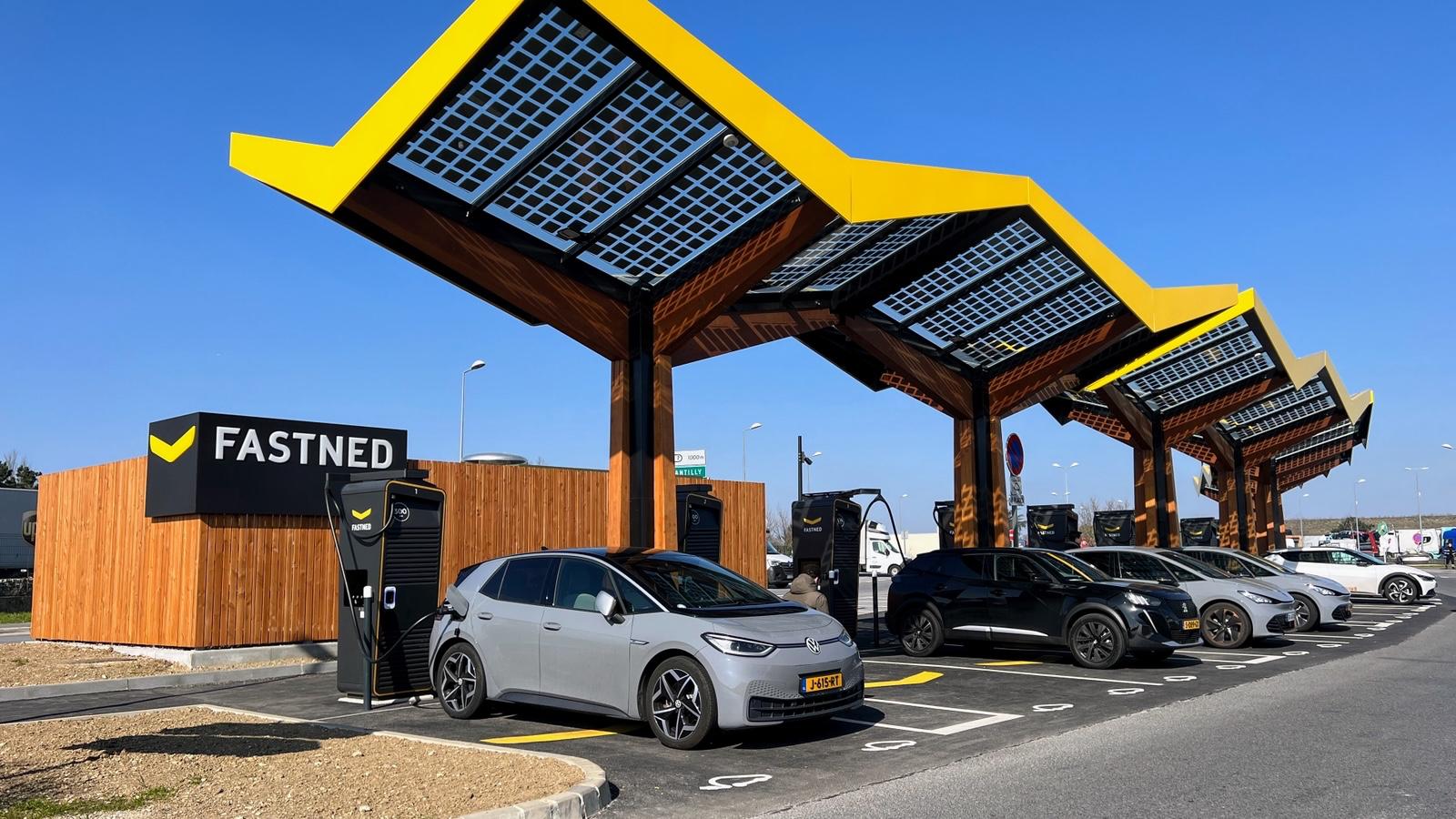 Elektrische auto bij Fastned