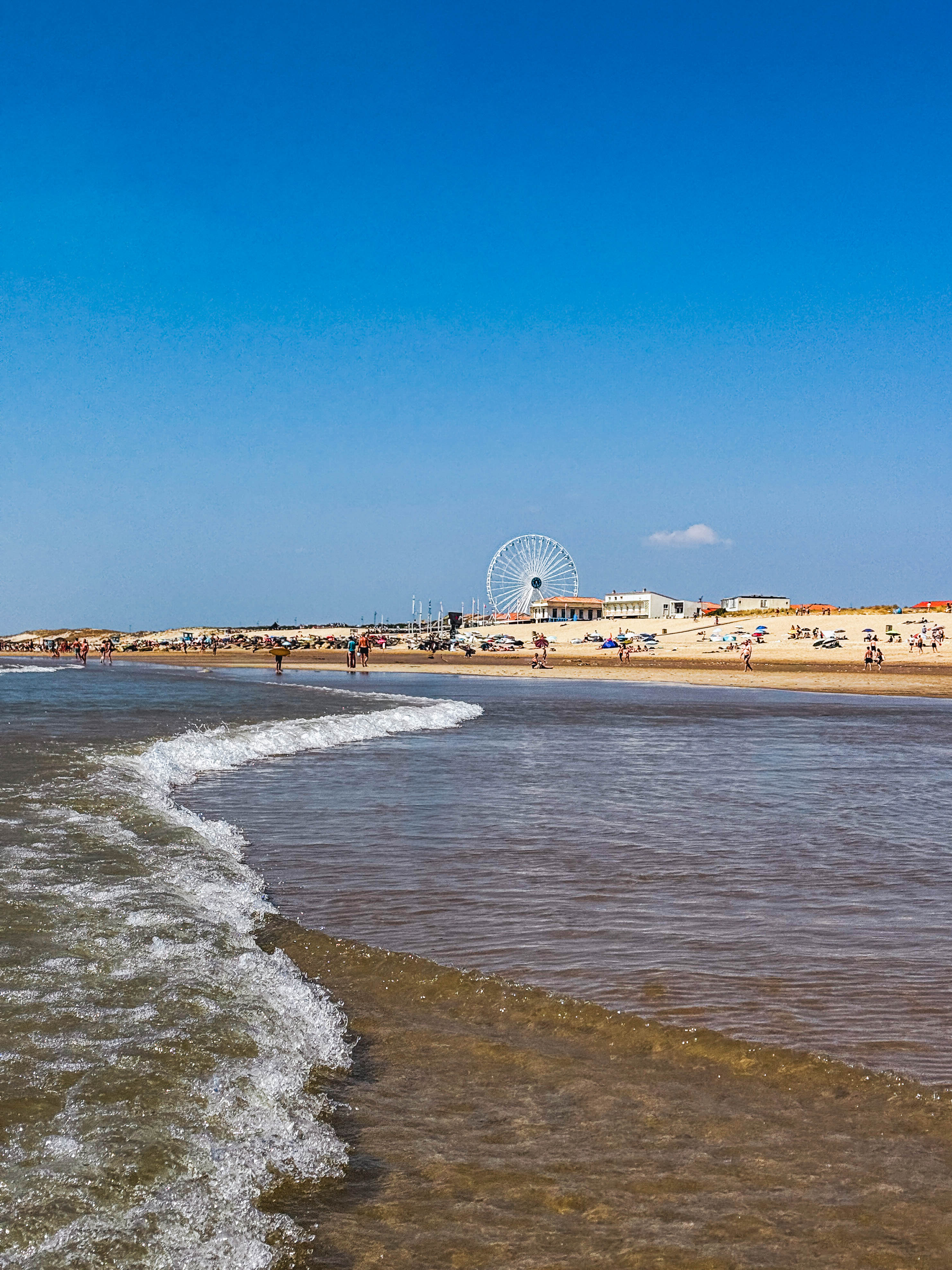 Montalivet gezien vanaf het strand