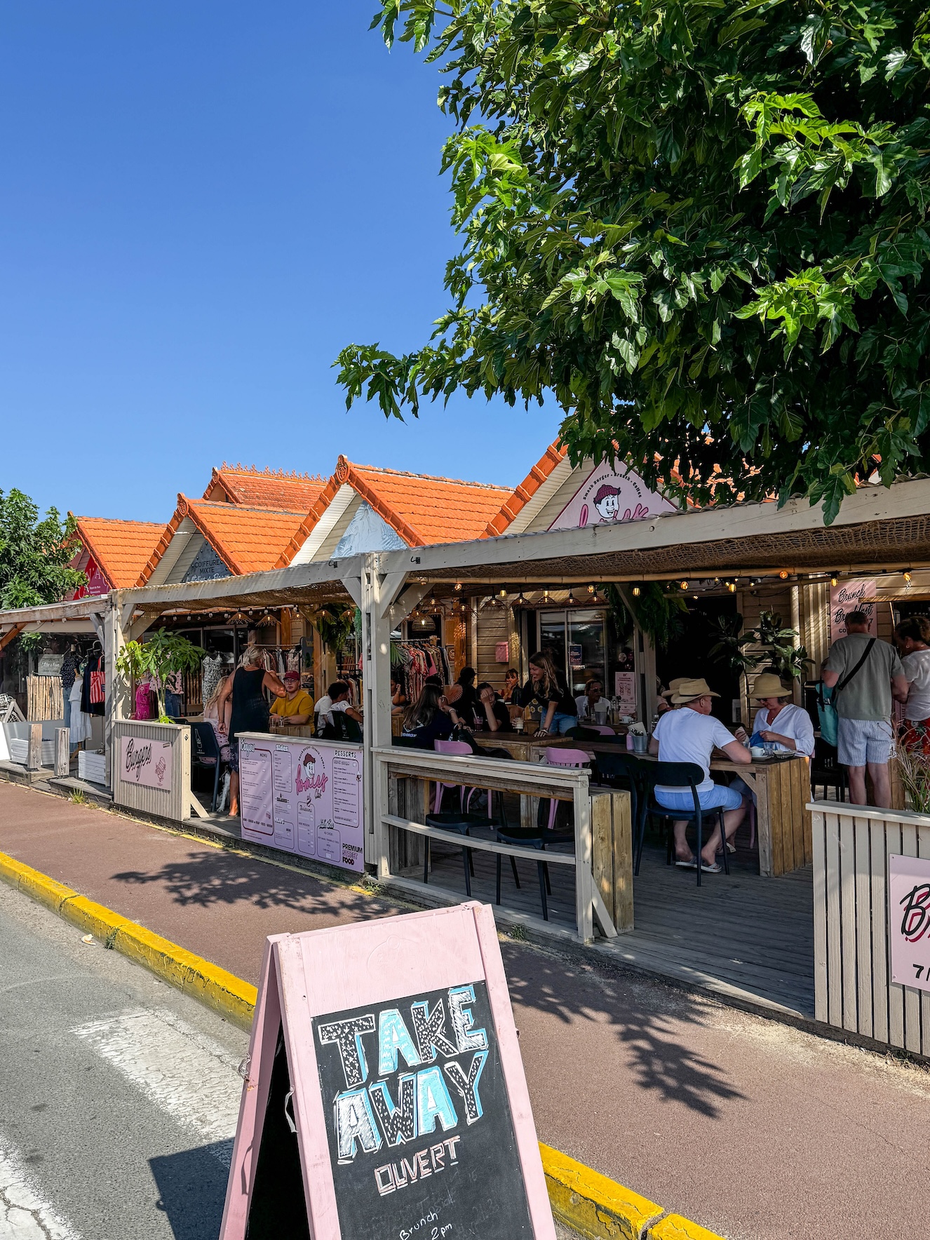 Leuk restaurantje in het centrum van Montalivet