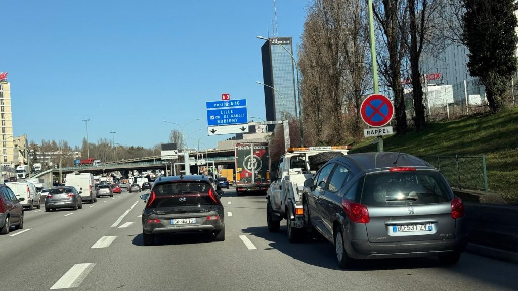 FIle in Frankrijk in de zomer