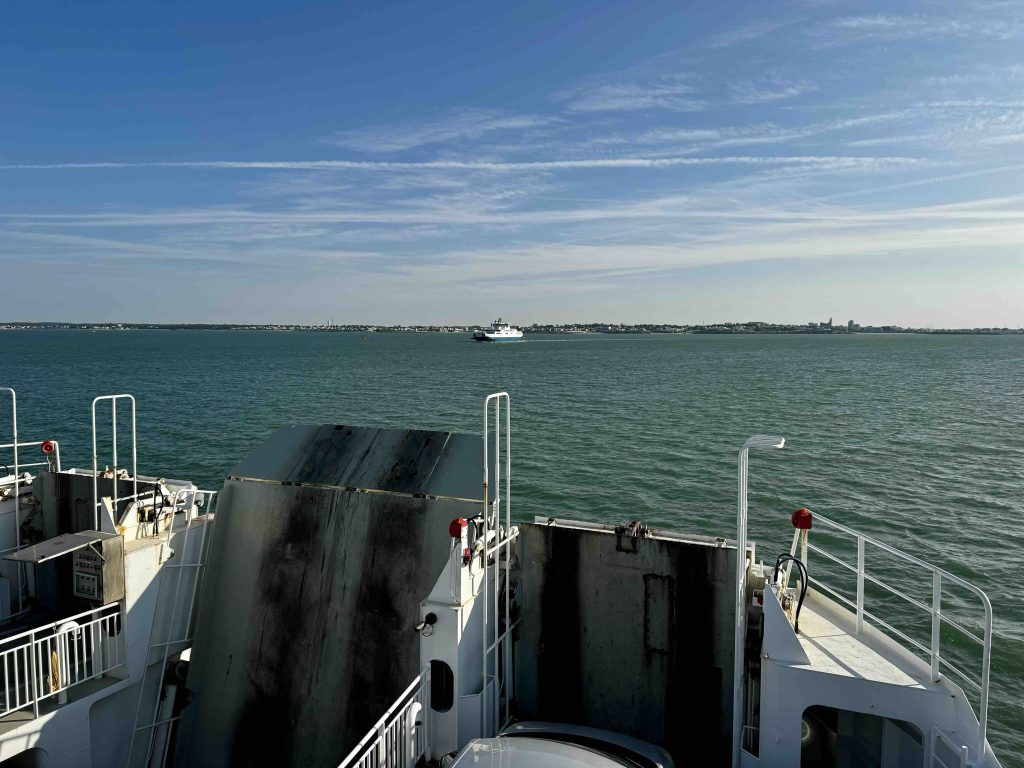 De veerpont tussen Royan en Le Verdon sur Mer