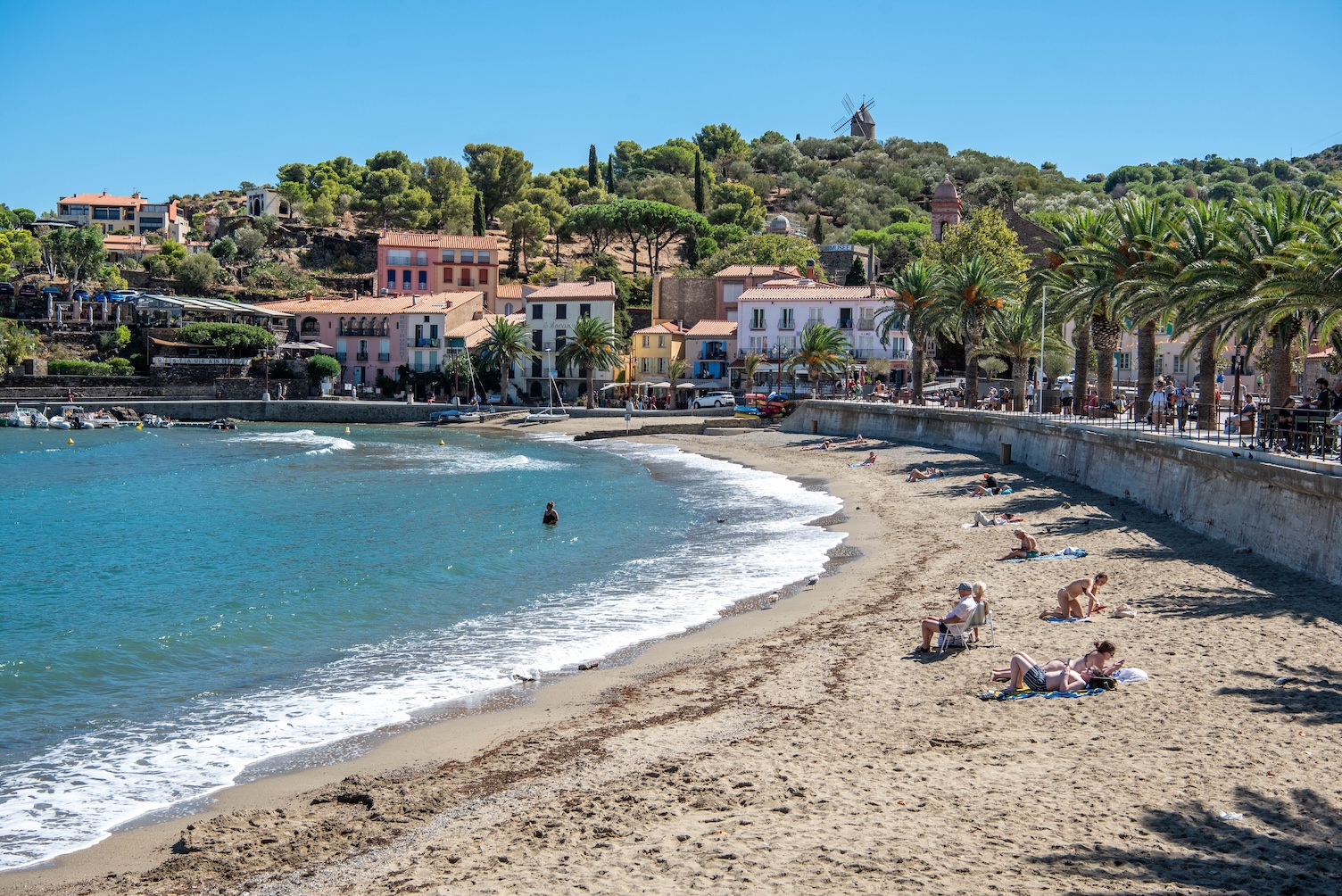 Het strand van Collioure