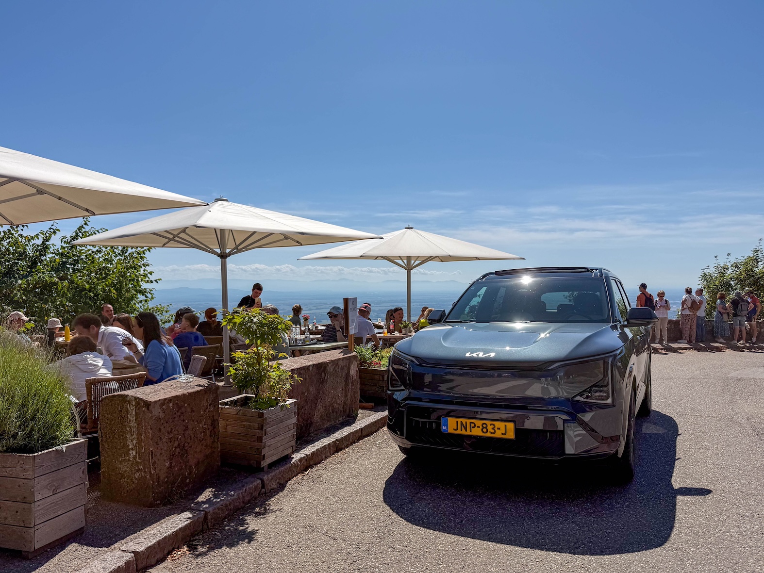 Voorkant van de EV5
