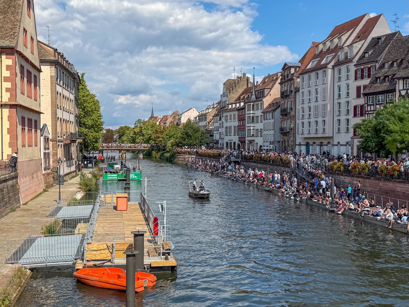 Straatsburg in de zomer