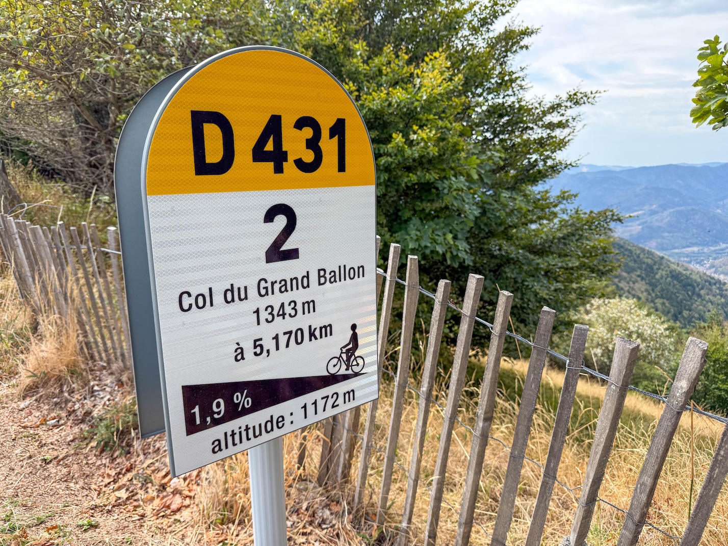 Bordje Col du Grand Ballon