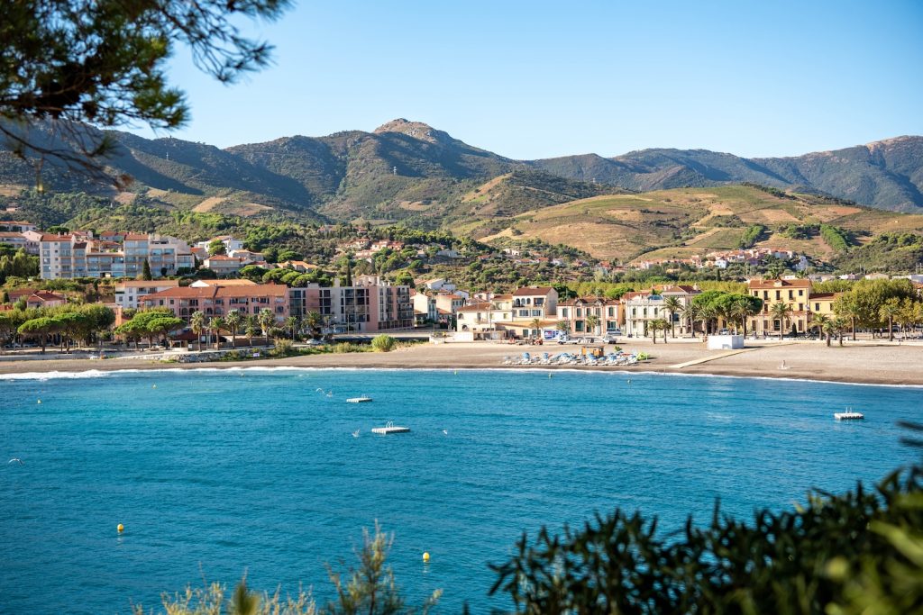 Het strand van Banyuls