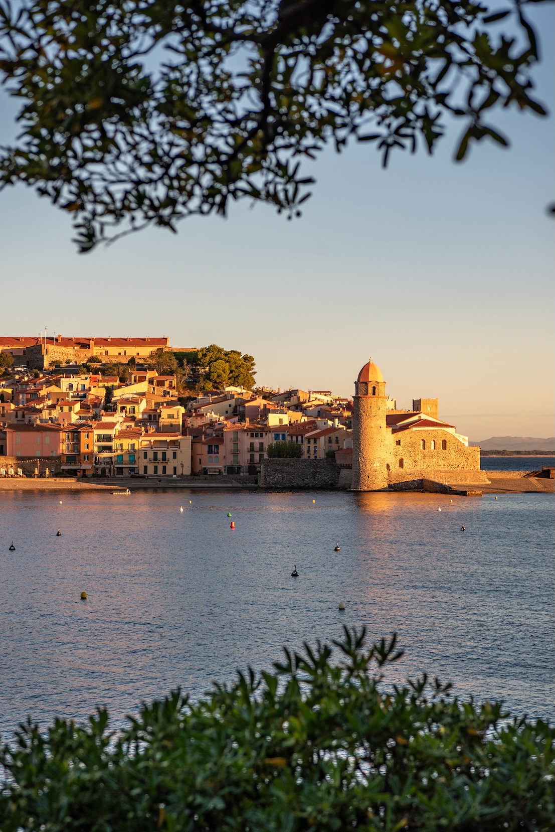 collioure bij zonsopkomst