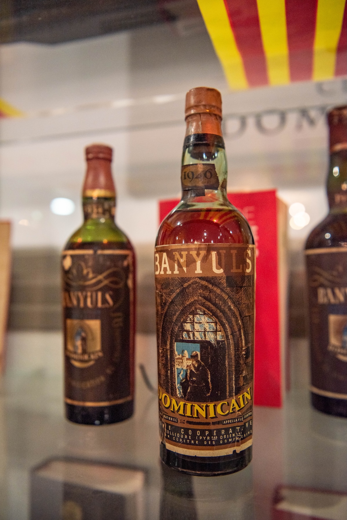 Een oude fles Banyuls van Cellier des Dominicains