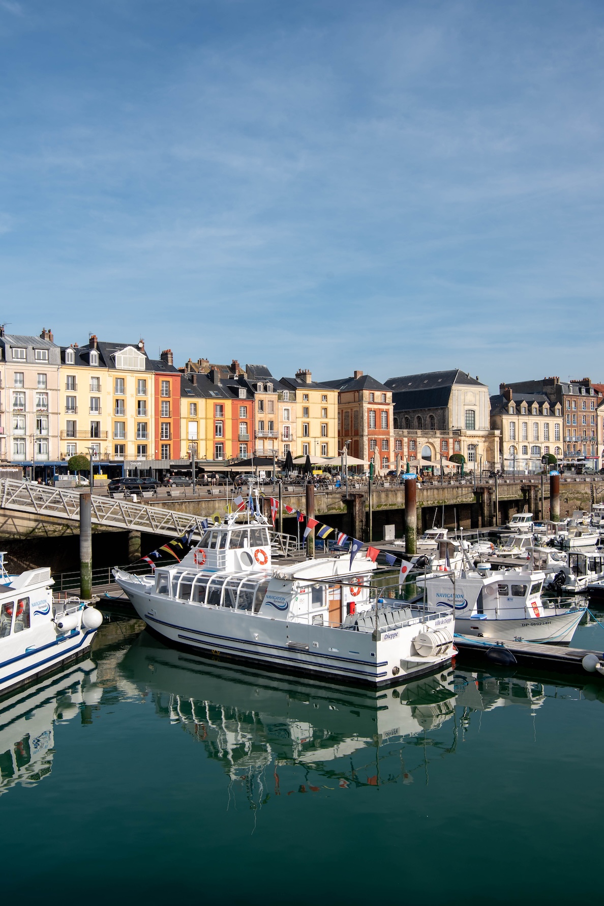 De haven van Dieppe