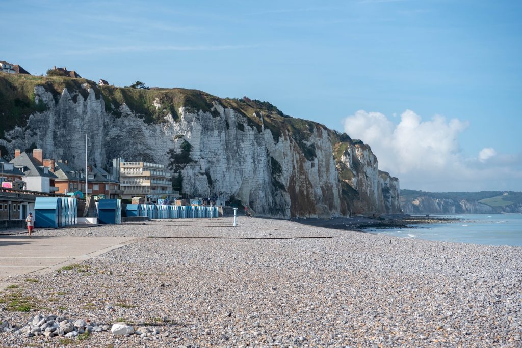 De krijtrotsen van Dieppe