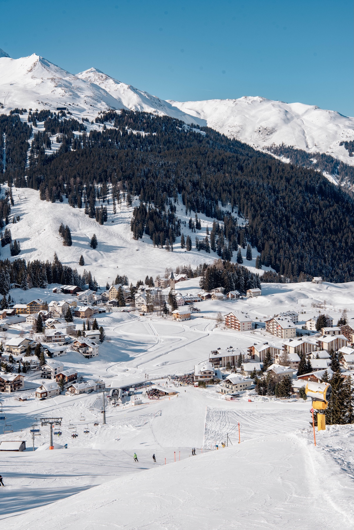 Lenzerheide in de winter