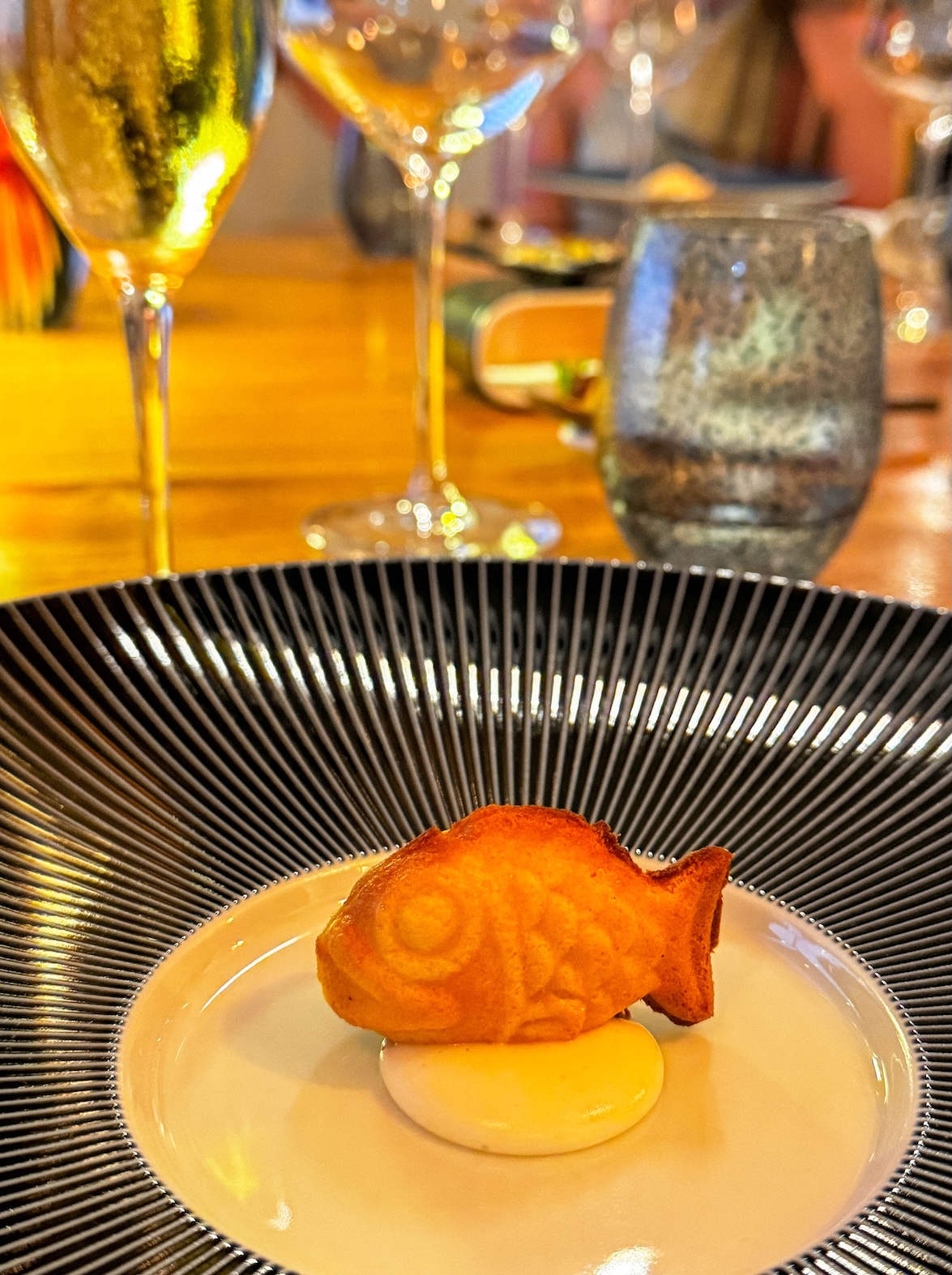 Diner in het restaurant van Le Relais des Trois Mas