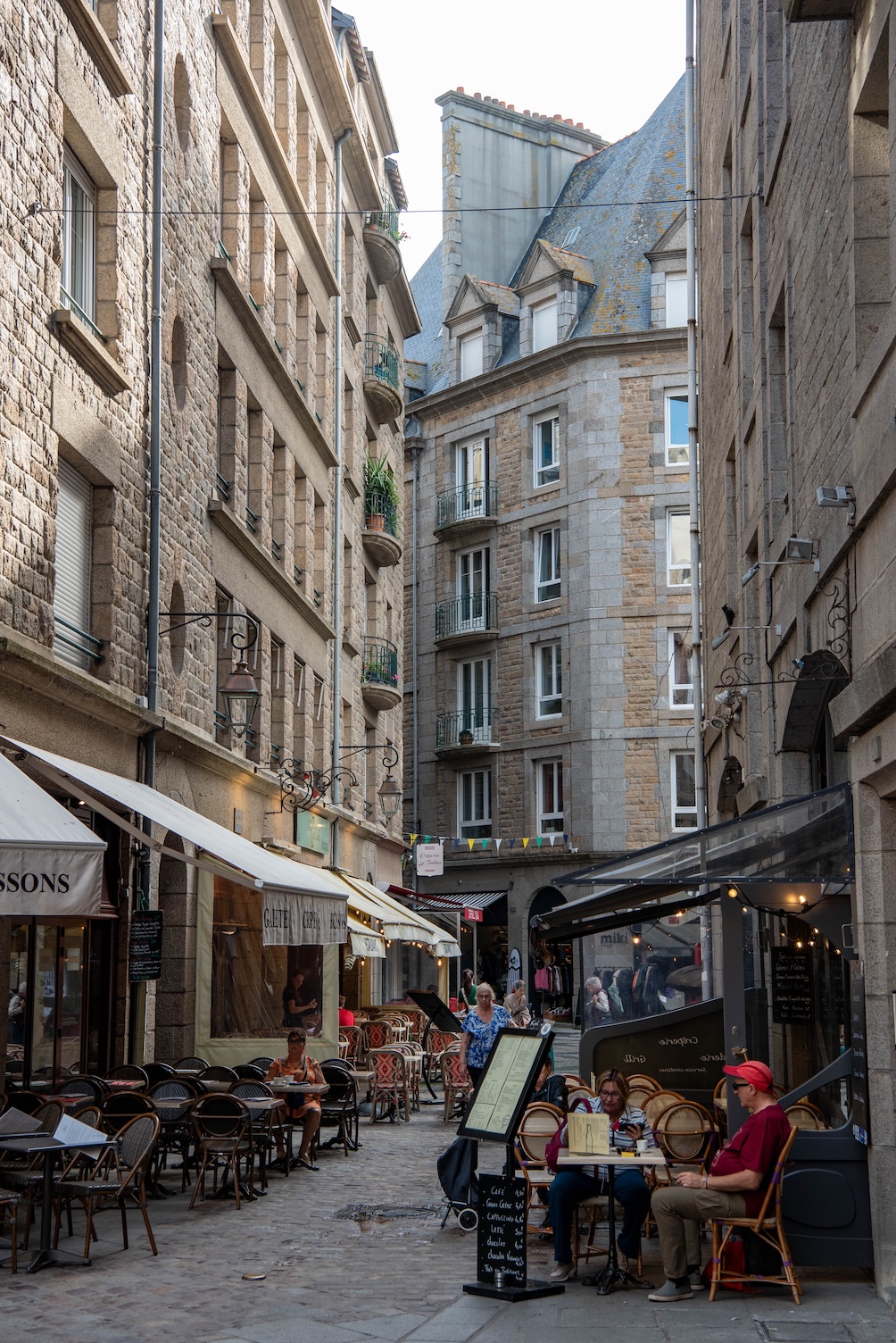 Straatje in Saint-Malo