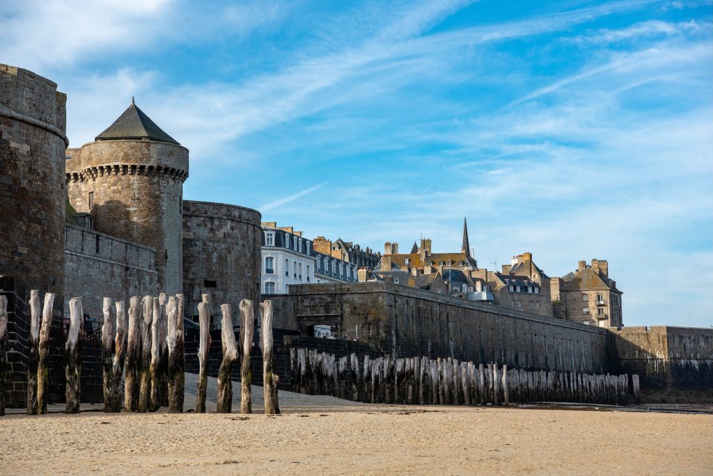 Stadmuren van Intra Muros in Saint-Malo