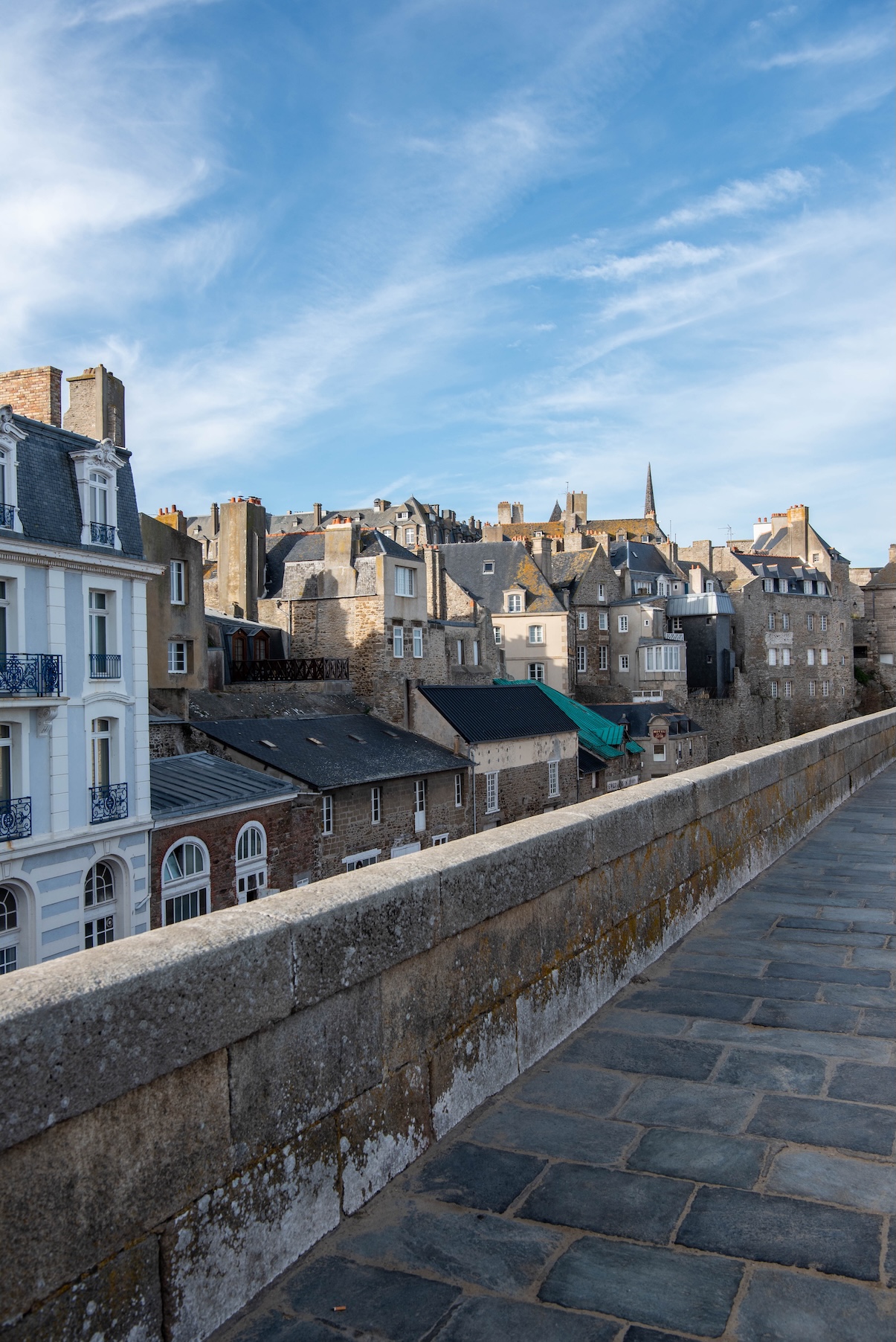Wandeling over de stadsmuren van Saint-Malo