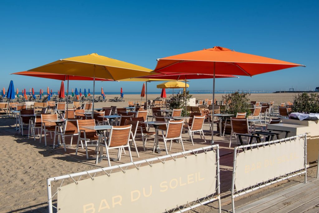 Het strand van Deauville