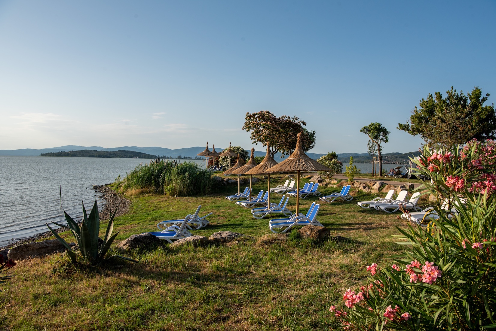 Het Trasimenomeer in Umbrië