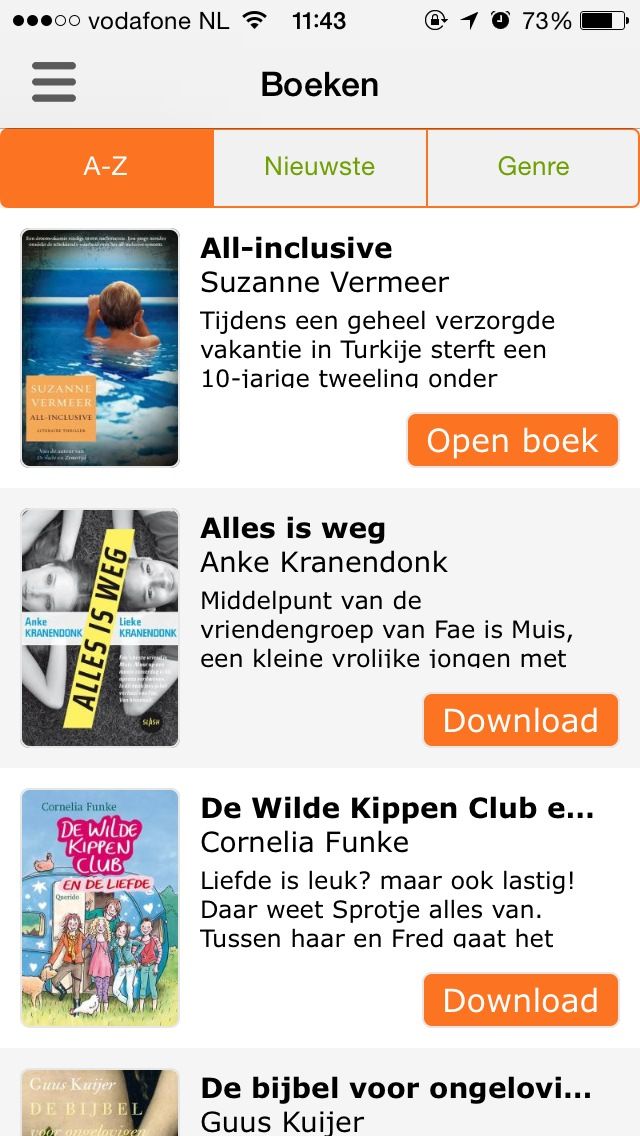 Divers aanbod in de VakantieBieb-app