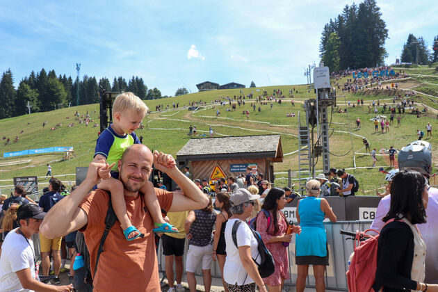 Heel gaaf om het WK mountainbiken van dichtbij te kunnen bekijken