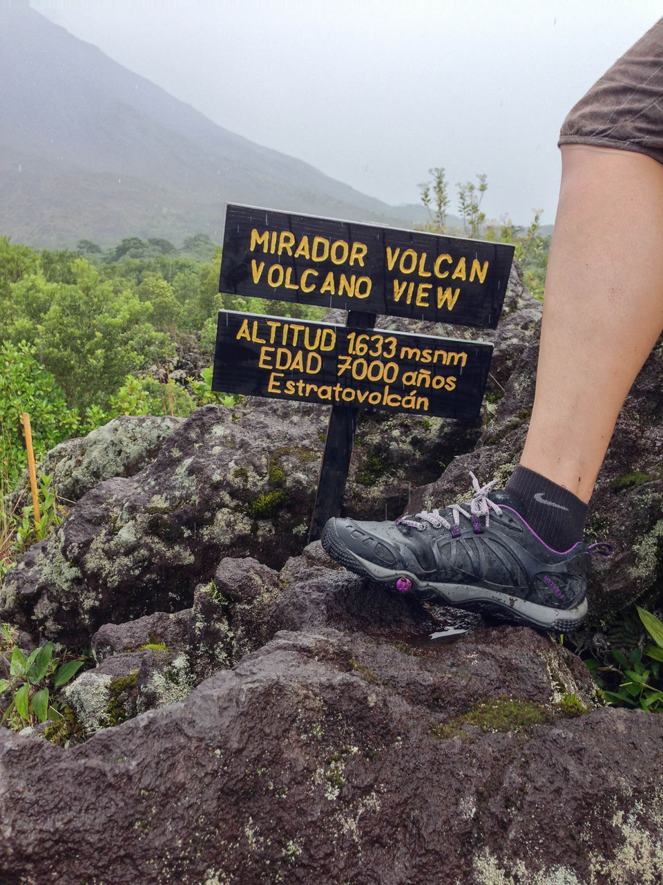 De Mirador Volcan Volcano view, we made it!