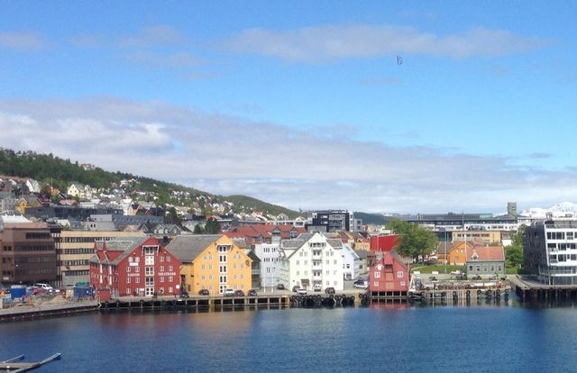 De haven  van Tromso