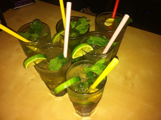 ...die uiteindelijk werd afgesloten met Mojito`s!