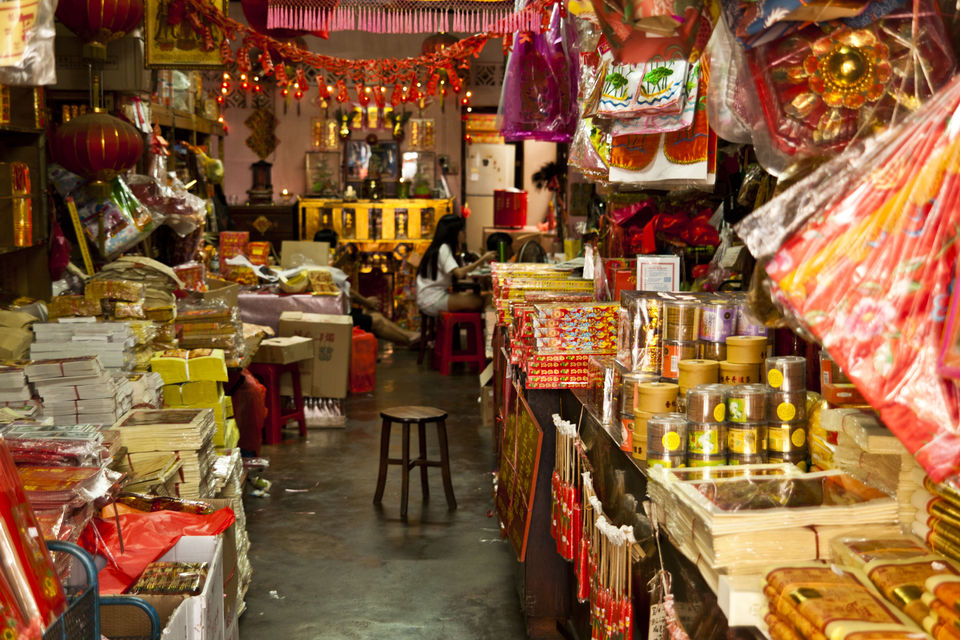 Kraampjes in China Town