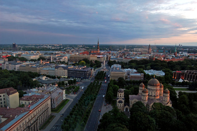 Prachtig Riga by night