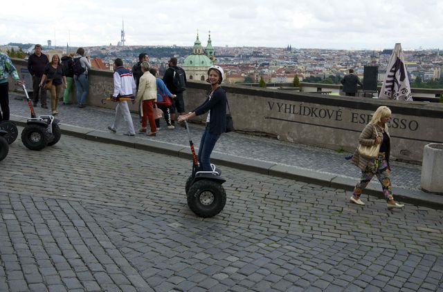 Touren op een Segway: populair in Praag!