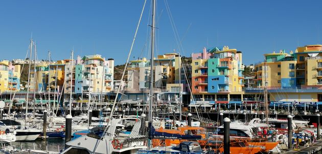 De jachthaven van Albufeira