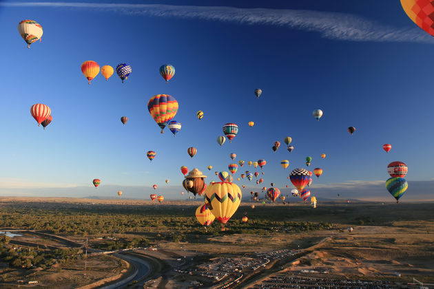 Dit kun je verwachten tijdens het Albuquerque International Balloon Fiesta\u00a9<span class=\