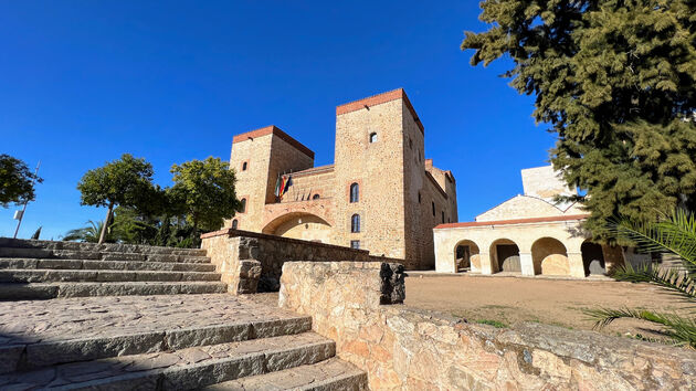 Het Alcazaba van Badojoz, een oude Moorse citadel uit de twaalfde eeuw