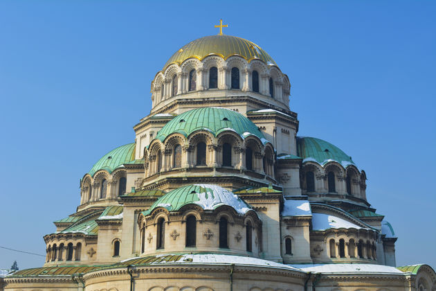 De Alexander Nevsky kathedraal is h\u00e9t hoogtepunt van Sofia