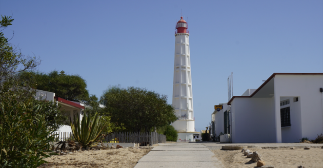 De prachtige vuurtoren van Ilha do Farol