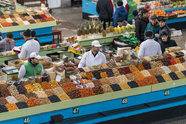 The Green Market van Almaty