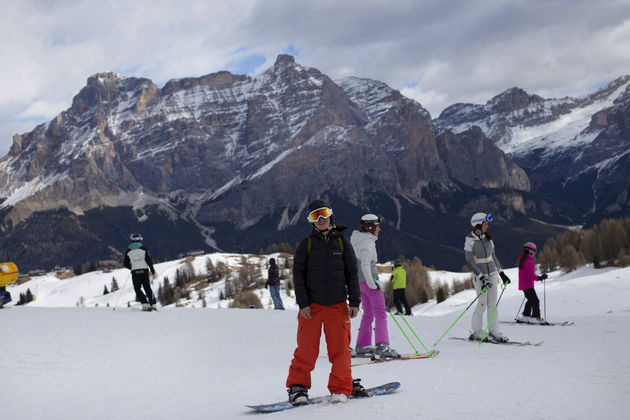 Een dagje snowboarden in Alta Badia.