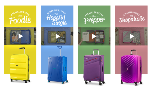 De vier traveler types van American Tourister