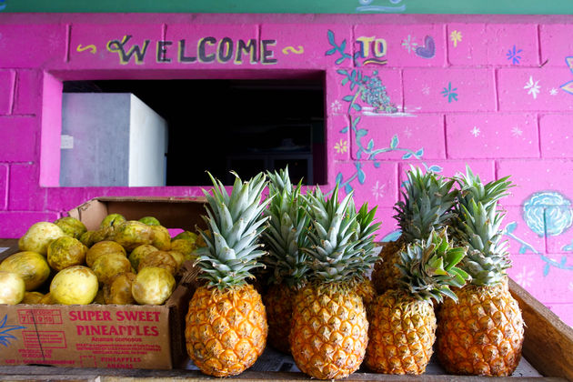 Fruit- en groentemarkt in St. Johns