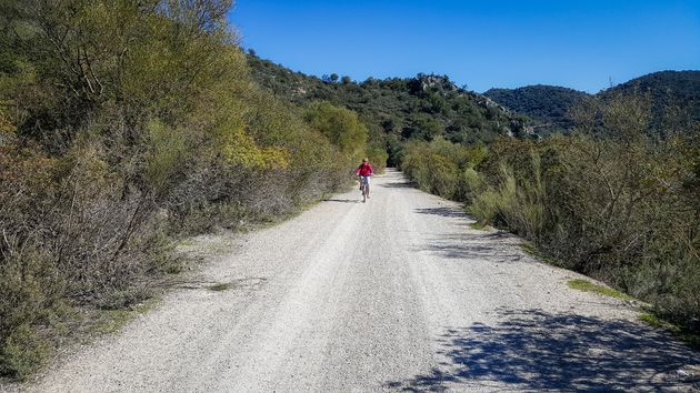 Via Verde de la Sierra oftewel `de groene weg`