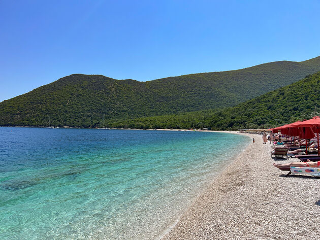 Het prachtige Antisamos Beach