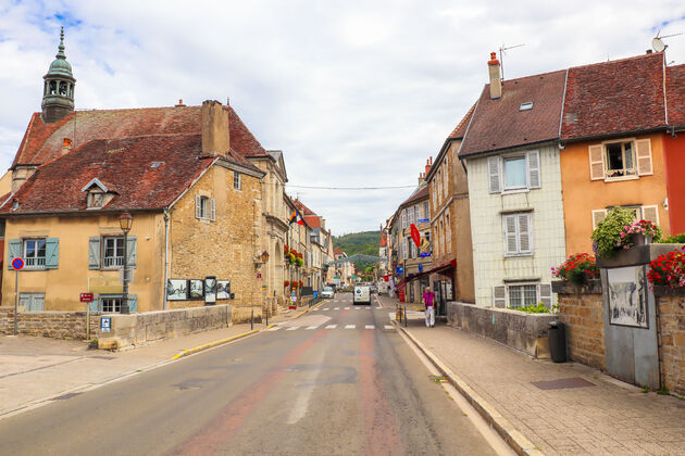 Het bekende dorpje van de Jura-wijn: Arbois