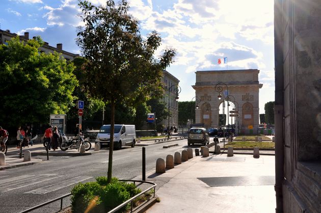 De arc de triomphe van Montpellier
