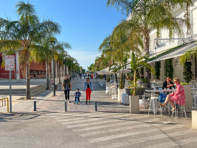 Hoofdstad Argostoli, richting het plein met de vele restaurants